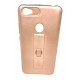 Capa De Silicone Motomo Con Anillo De Dedo Para Xiaomi Redmi Note 5a Prime Rosado / Dourado